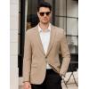 COOFANDY Men’s Casual Blazer Slim Fit Lightweight Sport Coats One Button Suit Jacket Dress Blazer Jackets(Khkai)
