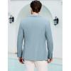 COOFANDY Men’s Casual Blazer Slim Fit Lightweight Sport Coats One Button Suit Jacket Dress Blazer Jackets(Light Blue)