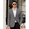 COOFANDY Men’s Casual Blazer Slim Fit Lightweight Sport Coats One Button Suit Jacket Dress Blazer Jackets(Medium Gray)
