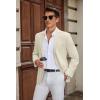 COOFANDY Mens Casual Blazer Slim Fit Suit Jacket Two Button Lightweight Sport Coat(Beige)