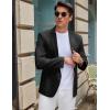 COOFANDY Mens Casual Blazer Slim Fit Suit Jacket Two Button Lightweight Sport Coat(Black)
