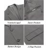 COOFANDY Mens Casual Blazer Slim Fit Suit Jacket Two Button Lightweight Sport Coat(Dark Gray)