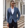 COOFANDY Mens Casual Blazer Slim Fit Suit Jacket Two Button Lightweight Sport Coat(Navy Blue)