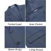 COOFANDY Mens Casual Blazer Slim Fit Suit Jacket Two Button Lightweight Sport Coat(Navy Blue)