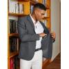 COOFANDY Men’s Casual Blazer Slim Fit Two Button Lightweight Sport Coats Business Suit Jacket(Drak Grey)