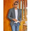 COOFANDY Men’s Casual Blazer Slim Fit Two Button Lightweight Sport Coats Business Suit Jacket(Light Grey)