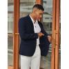 COOFANDY Men’s Casual Blazer Slim Fit Two Button Lightweight Sport Coats Business Suit Jacket(Navy Blue)