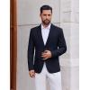 COOFANDY Men’s Casual Blazer Slim Fit Two Button Lightweight Sport Coats Business Suit Jacket(Navy Blue)