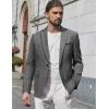 COOFANDY Men’s Casual Blazer Suit Jackets Slim Fit One Button Business Sport Coats(2 – Grey)