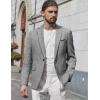 COOFANDY Men’s Casual Blazer Suit Jackets Slim Fit One Button Business Sport Coats(2 – Light Grey)