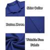 COOFANDY Men’s Casual Button Down Shirt Wrinkle Free Shirts Long Sleeve Dress Shirt(Classic Blue)