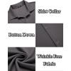 COOFANDY Men’s Casual Button Down Shirt Wrinkle Free Shirts Long Sleeve Dress Shirt(Dark Gray)