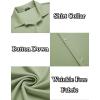 COOFANDY Men’s Casual Button Down Shirt Wrinkle Free Shirts Long Sleeve Dress Shirt(Light Green)