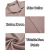 COOFANDY Men’s Casual Button Down Shirt Wrinkle Free Shirts Long Sleeve Dress Shirt(Mauve)