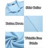 COOFANDY Men’s Casual Button Down Shirt Wrinkle Free Shirts Long Sleeve Dress Shirt(Sky Blue)