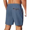 COOFANDY Men’s Casual Drawstring Shorts Lightweight Elastic Waist Walking Shorts with Pockets(Dark Blue)