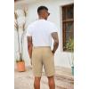 COOFANDY Men’s Casual Drawstring Shorts Lightweight Elastic Waist Walking Shorts with Pockets(Light Khaki)