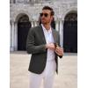 COOFANDY Men’s Casual Knit Blazer Two Button Lightweight Sport Coats Suit Jacket(Dark Grey)