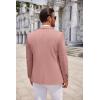 COOFANDY Men’s Casual Knit Blazer Two Button Lightweight Sport Coats Suit Jacket(Pink)
