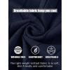 COOFANDY Men’s Casual Knit Polo Shirts Long Sleeve Button Down Sweater Polo Ribbed Cardigan Sweater with Pocket(Navy Blue)