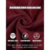 COOFANDY Men’s Casual Knit Polo Shirts Long Sleeve Button Down Sweater Polo Ribbed Cardigan Sweater with Pocket(Wine Red)