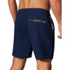 COOFANDY Mens Casual Shorts 5″ Elastic Drawstring Shorts Summer Beach Athletic Shorts(Navy Blue)