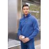COOFANDY Men’s Casual Slim Fit Pullover Sweater Knitted Thermal Sweatshirt(Blue)