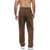 COOFANDY Mens Casual Sweatpants Open Bottom Lounge Pants Lightweight Baggy Workout Yoga Track Pants(Brown)