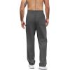 COOFANDY Mens Casual Sweatpants Open Bottom Lounge Pants Lightweight Baggy Workout Yoga Track Pants(Dark Grey)