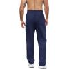 COOFANDY Mens Casual Sweatpants Open Bottom Lounge Pants Lightweight Baggy Workout Yoga Track Pants(Navy Blue)