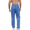COOFANDY Mens Casual Sweatpants Open Bottom Lounge Pants Lightweight Baggy Workout Yoga Track Pants(Royal Blue)