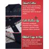 COOFANDY Men’s Christmas Cardigans Ugly Xmas Sweaters Reindeer Snowflake Shawl Collar Knitted Cardigan Sweater(Navy Blue)