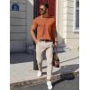 COOFANDY Mens Cotton Henley T-Shirts Short Sleeve Button Casual Basic Tees Work Shirts with Split Side(Caramel)