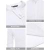 COOFANDY Men’s Cotton Linen Henley T-Shirt Long Sleeve Hippie Casual Beach T-Shirts(01-white)