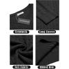 COOFANDY Men’s Crew Neck Sweater Slim Fit Lightweight Sweatshirts Knitted Pullover for Casual Or Dressy Wear(A-black)