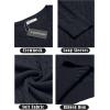 COOFANDY Men’s Crew Neck Sweater Slim Fit Lightweight Sweatshirts Knitted Pullover for Casual Or Dressy Wear(A-navy Blue)