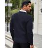 COOFANDY Men’s Crew Neck Sweater Slim Fit Lightweight Sweatshirts Knitted Pullover for Casual Or Dressy Wear(Navy Blue)