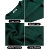 COOFANDY Men’s Crewneck Sweater Waffle Textured Pullover Sweaters Soft Midweight Knitted Sweaters(Green)