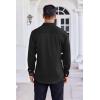 COOFANDY Mens Dress Shirt Long Sleeve Wrinkle Free Formal Shirts Business Casual Button Down Shirts(Black)