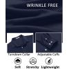 COOFANDY Mens Dress Shirt Long Sleeve Wrinkle Free Formal Shirts Business Casual Button Down Shirts(Dark Blue)