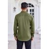 COOFANDY Mens Dress Shirt Long Sleeve Wrinkle Free Formal Shirts Business Casual Button Down Shirts(Olive Green)