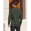 COOFANDY Mens Dress Shirts Long Sleeve Business Casual Button Down Shirts Regular Fit Formal Shirts(Dark Army Green)
