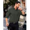 COOFANDY Mens Dress Shirts Long Sleeve Business Casual Button Down Shirts Regular Fit Formal Shirts(Dark Army Green)