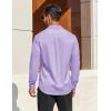 COOFANDY Mens Dress Shirts Long Sleeve Business Casual Button Down Shirts Regular Fit Formal Shirts(Purple)