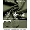 COOFANDY Mens Dress Shirts Wrinkle Free Long Sleeve Button Down Shirts Formal Business Shirt(Army Green)