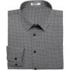 COOFANDY Mens Dress Shirts Wrinkle Free Long Sleeve Button Down Shirts Formal Business Shirt(Black Grey Patterned)