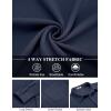 COOFANDY Mens Dress Shirts Wrinkle Free Long Sleeve Button Down Shirts Formal Business Shirt(Blue Purple)