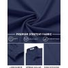 COOFANDY Mens Dress Shirts Wrinkle Free Long Sleeve Button Down Shirts Formal Business Shirt(Midnight Blue)