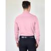 COOFANDY Mens Dress Shirts Wrinkle Free Long Sleeve Button Down Shirts Formal Business Shirt(Pink)