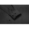 COOFANDY Mens Dress Shirts Wrinkle Free Long Sleeve Button Down Shirts Formal Business Shirt(Polka Dot Black)